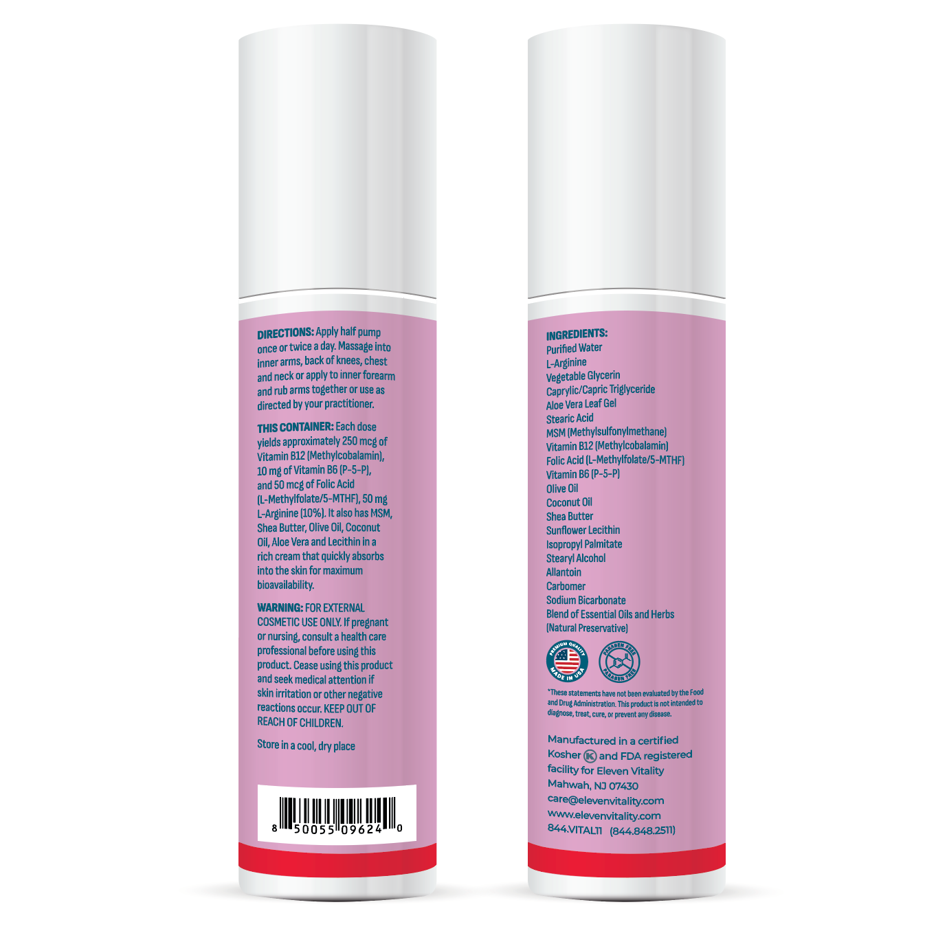 KIDS B-TWELEVEN™ Vitamin B12 cream | B12 + B6 + Folic Acid | Topical Cream