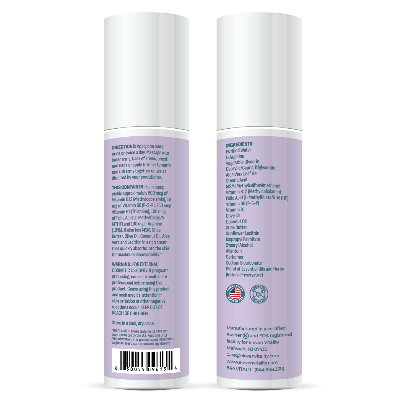BELEVEN™ HG Vitamin B1 cream - B12 + B6 + B1 + Folic Acid -| Topical Cream